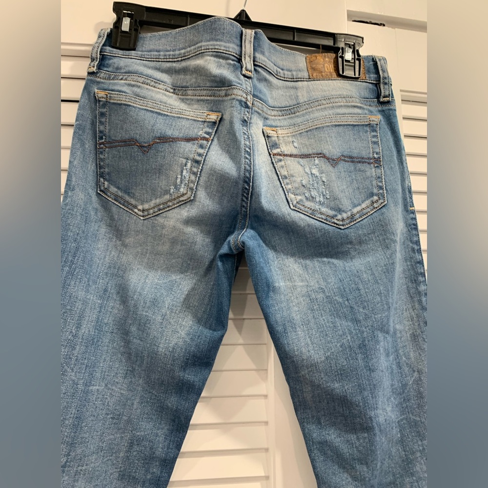 EUC Y2K Diesel Woman’s jeans style Groupee Slim skinny mid rise  size 27 - Picture 6 of 11
